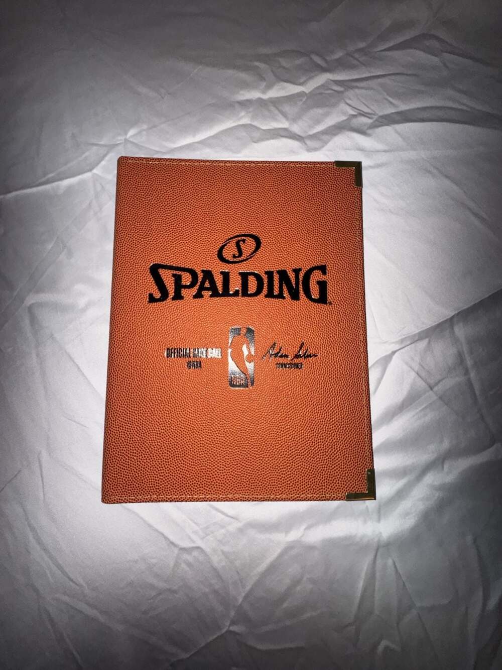 Spalding NBA Game Ball Basketball Portfolio Folder